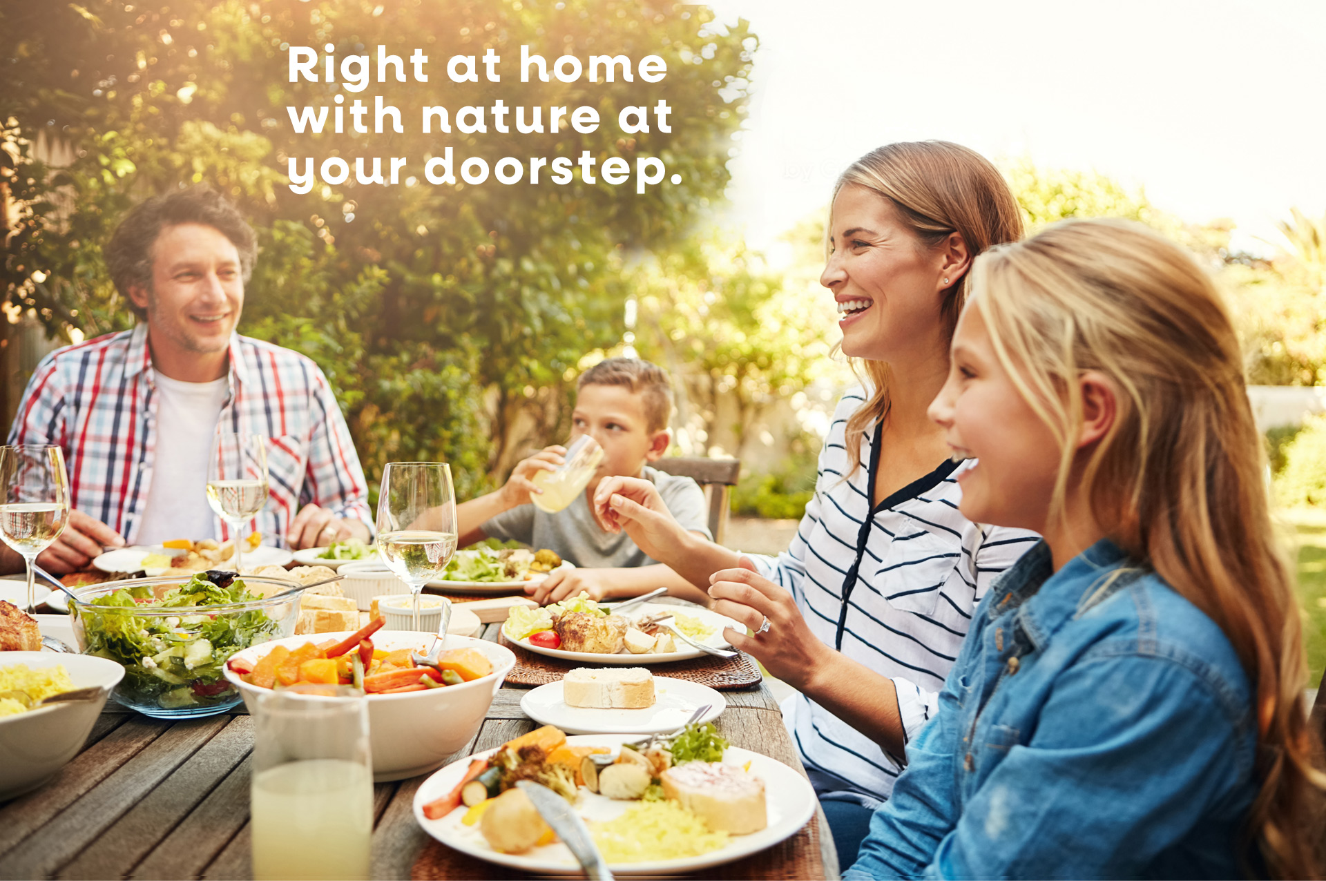Right at home with nature at your doorstep